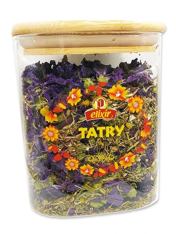 Agrokarpaty Tatry bylinný čaj v sklenenej dóze 1l