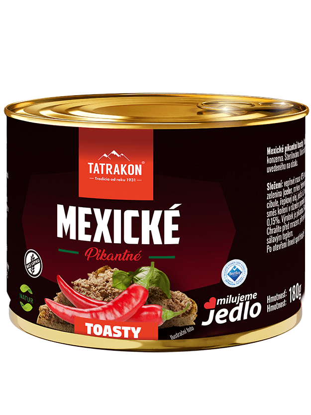 Tatrakon Mexické toasty 180g