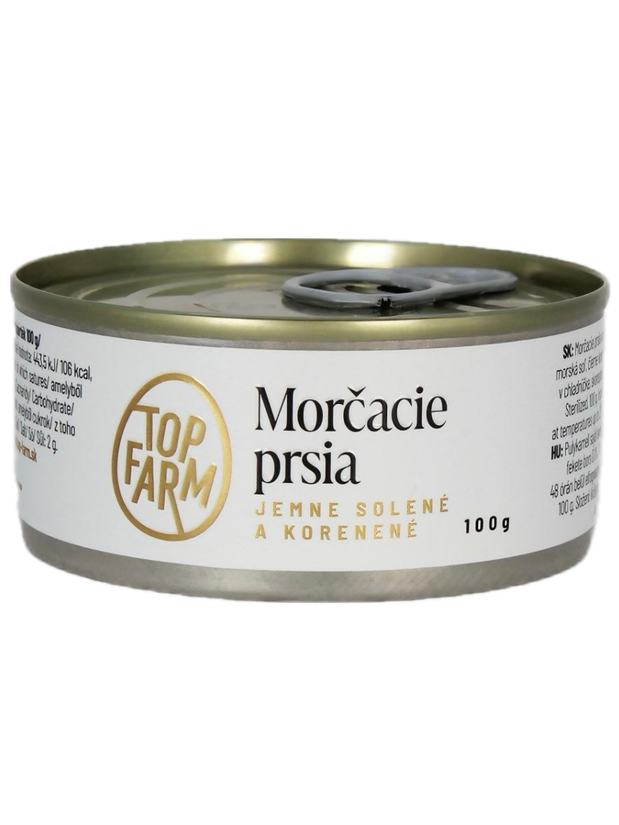 Top-farm Morčacie prsia jemne solené a korenené 100g