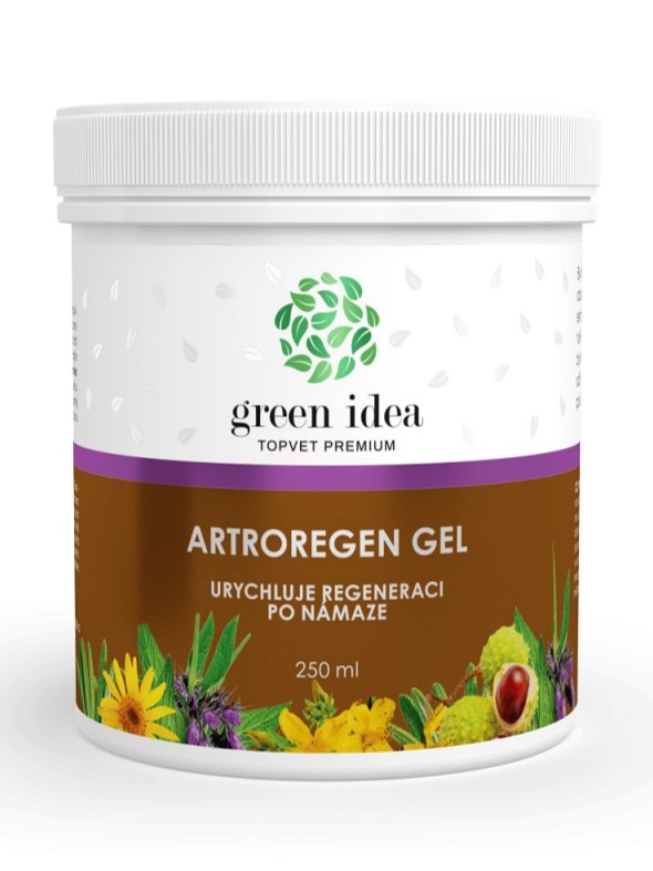 Topvet Green Idea Artroregen masážny gel - pri bolestiach kĺbov 250ml