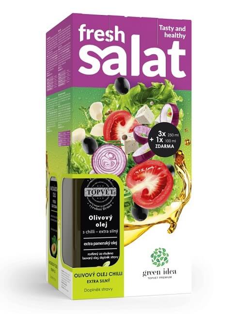 Topvet Green Idea Fresh Salat box 3x250ml + 100ml grátis