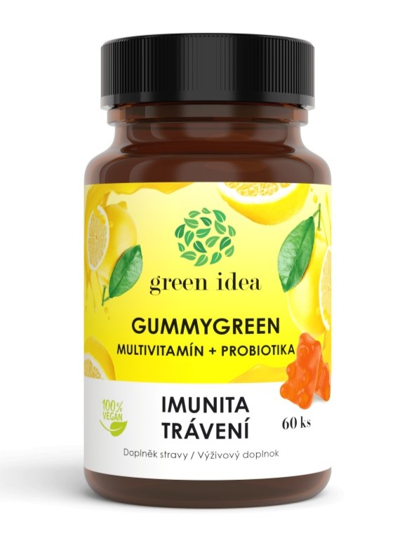 Topvet Green Idea GummyGreen Multivitamín + Probiotiká 60 ks