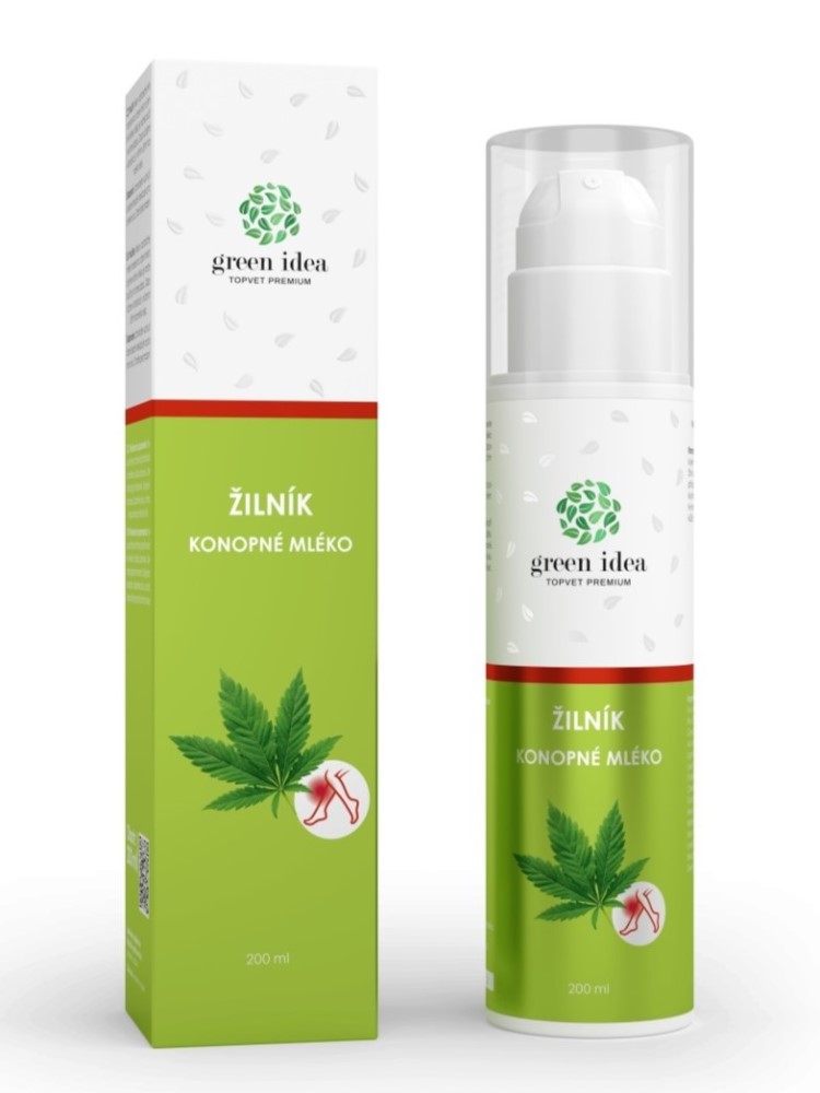 Topvet Green Idea konopné mlieko Žilník 200ml