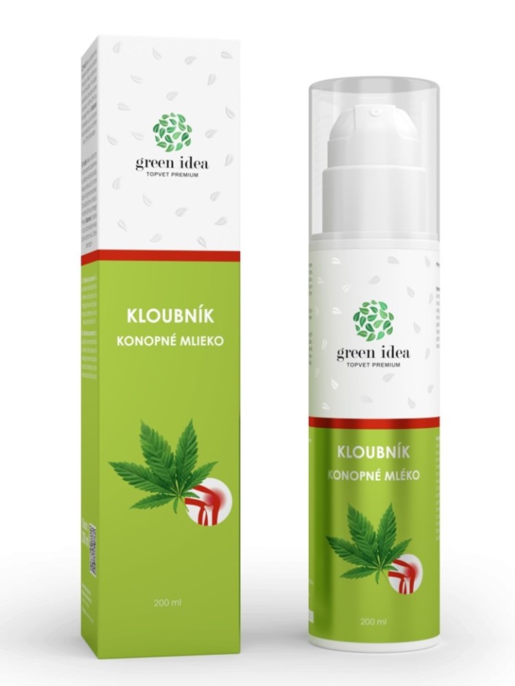 Topvet Green Idea konopné mlieko Kĺbnik 200ml