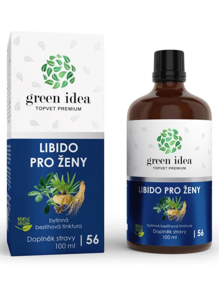 Topvet Green Idea Libido pre ženy bezliehová tinktúra 100ml