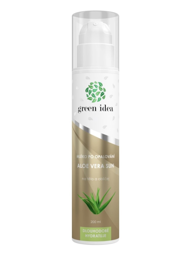 Topvet Green Idea Mlieko po opaľovaní Aloe vera 200ml