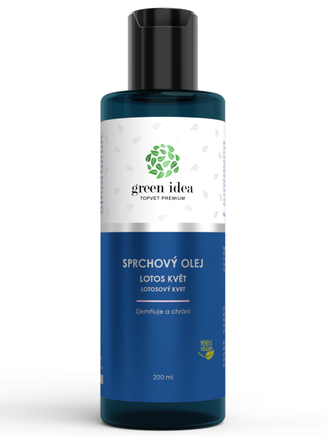 Topvet Green Idea Lotosový kvet sprchový olej 200ml