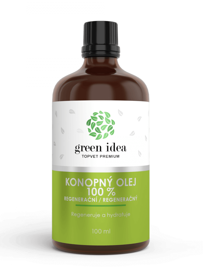 Topvet Regeneračný konopný olej 100% 100ml