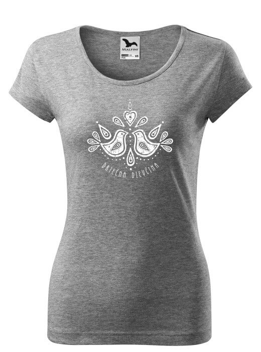 Tričko celá po mamke Dámske pure Mentolové-S