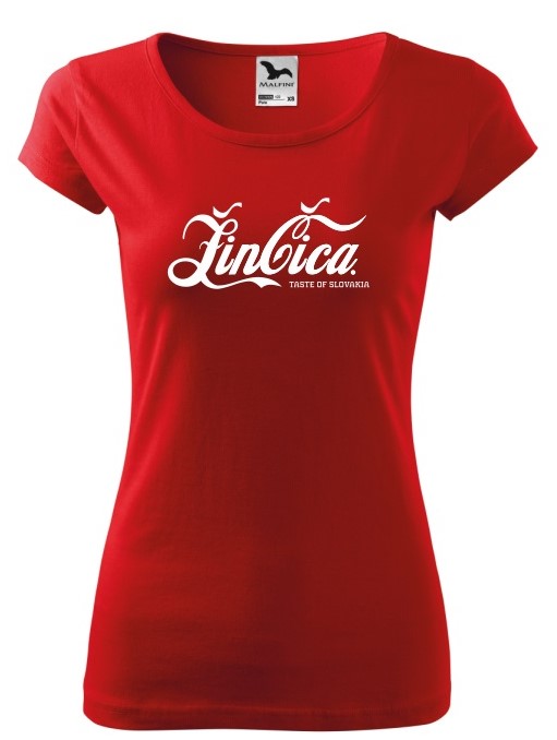 Tričko Žinčica Dámske pure Červené-XL