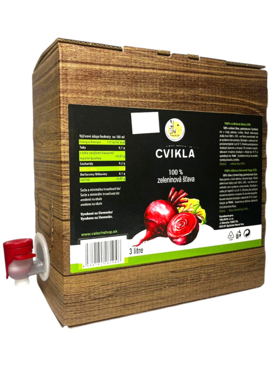 Valach Cvikla 100% zeleninová šťava 3L