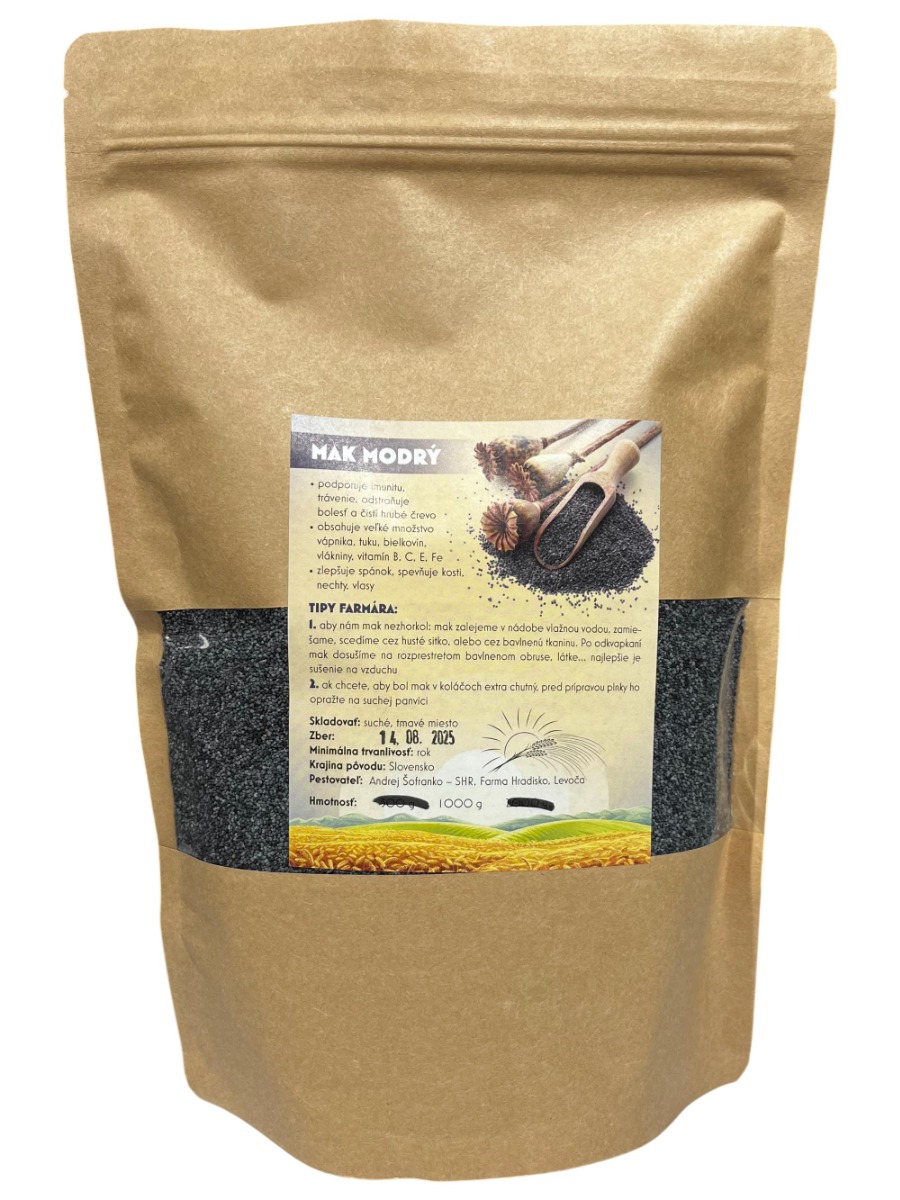 Farma Hradisko Mak modrý 1kg
