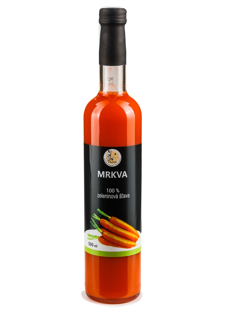 Valach Prírodná mrkvová 100% šťava 500ml | 6ks v kartóne