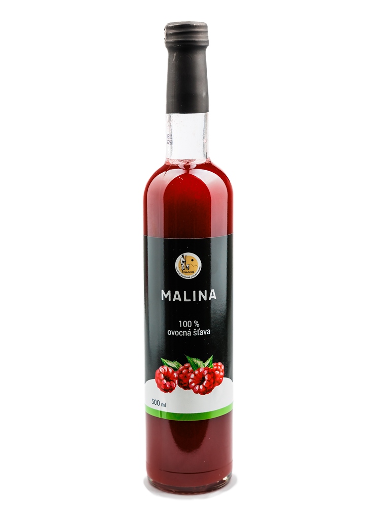Valach Prírodná malinová šťava 100% 500ml