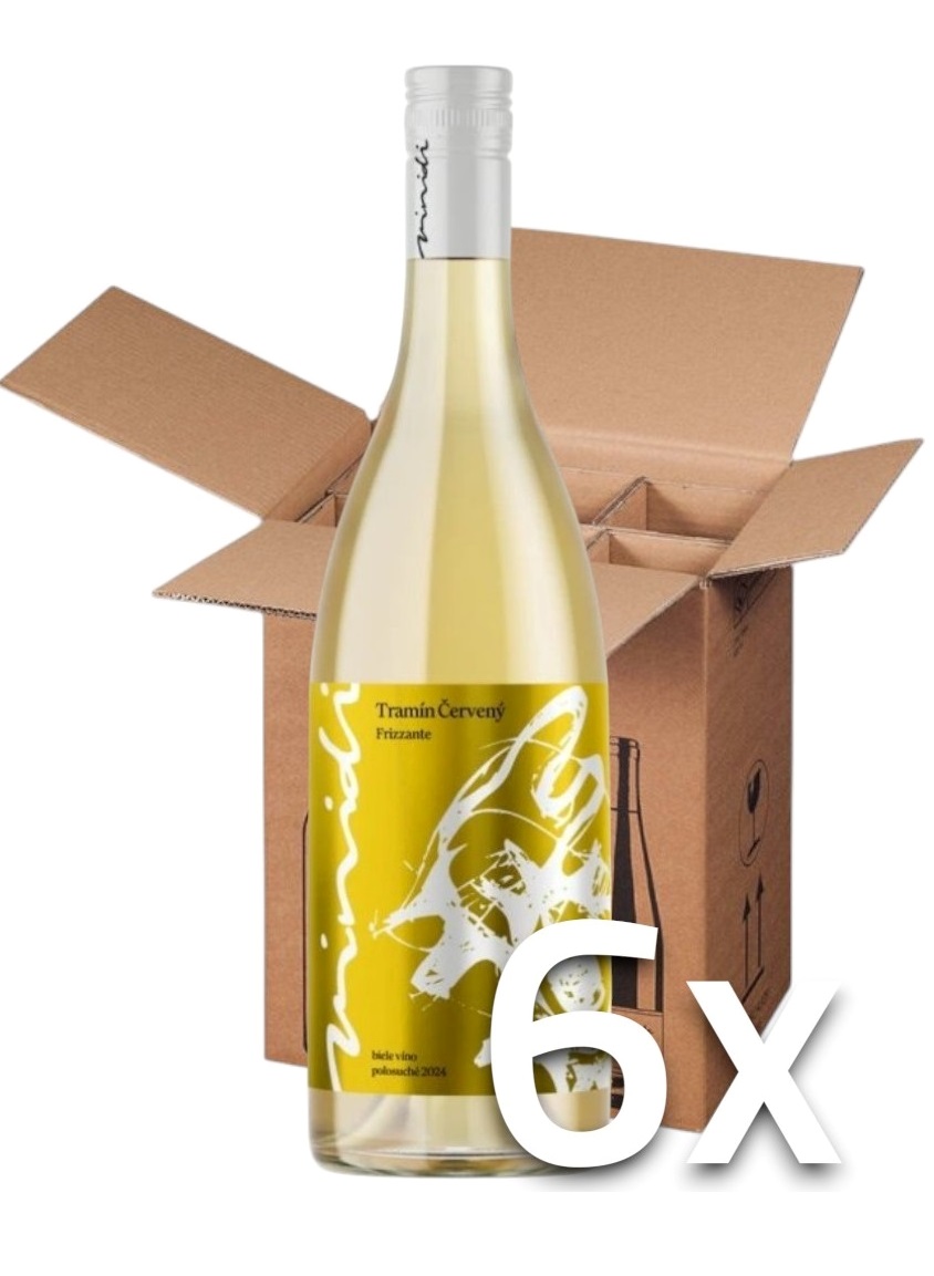 Vinidi Tramín červený Frizzante 0,75l | 6ks v kartóne