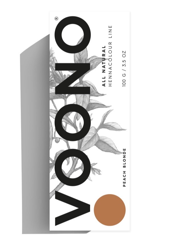 Voono Farba na vlasy Henna Peach Blonde 100g