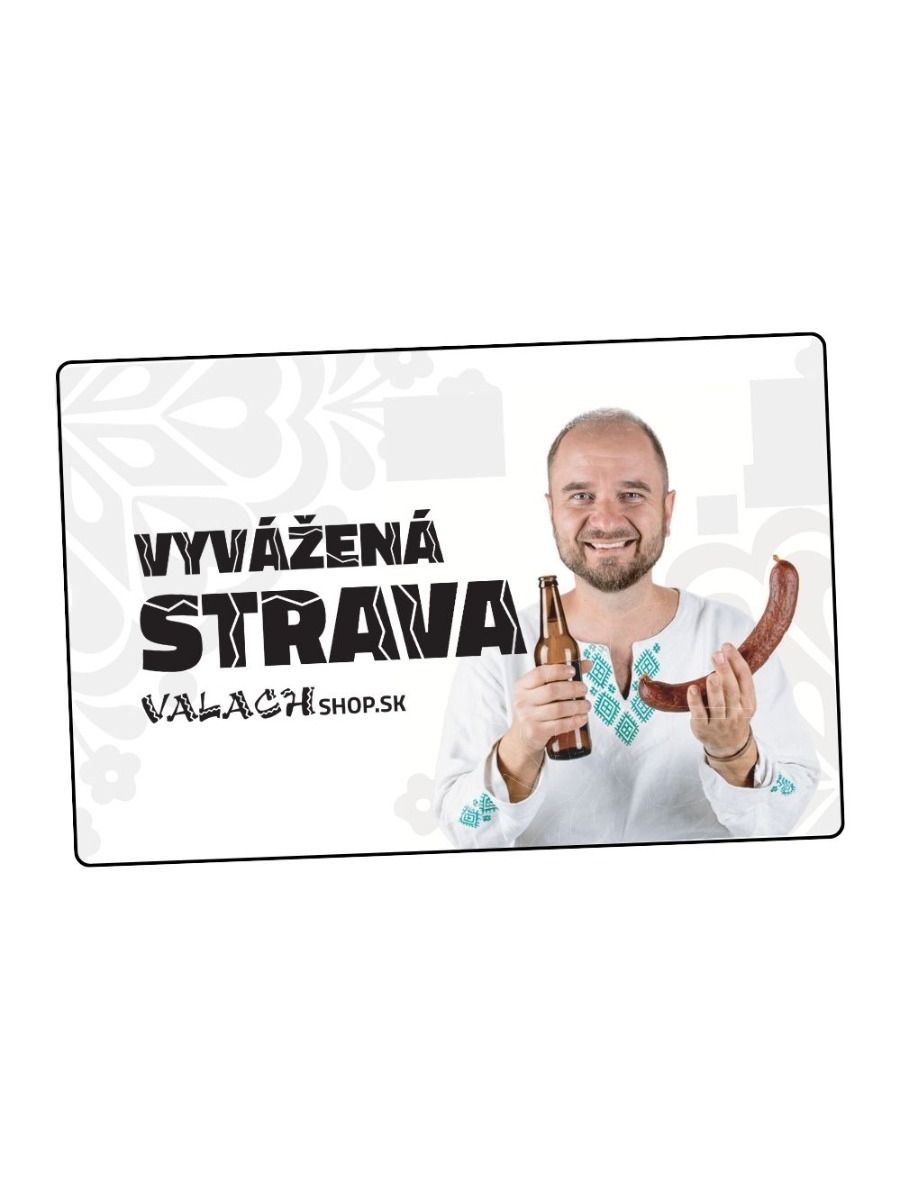 Magnetka Valach "Vyvážená strava" 9,5x6 cm