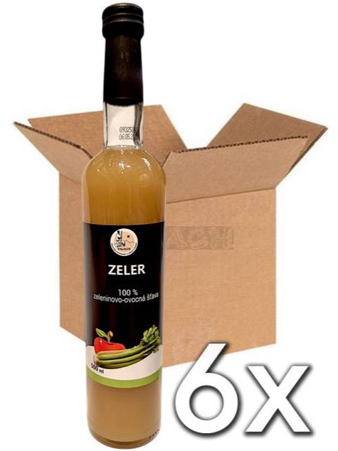 Valach Prírodná zelerová šťava 100% 500ml | 6ks v kartóne