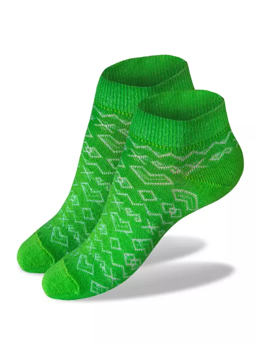 Členkové ponožky čičmany - zelené
