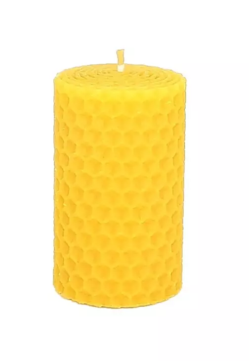 Sviečka včelí vosk žltá 67mm/40mm