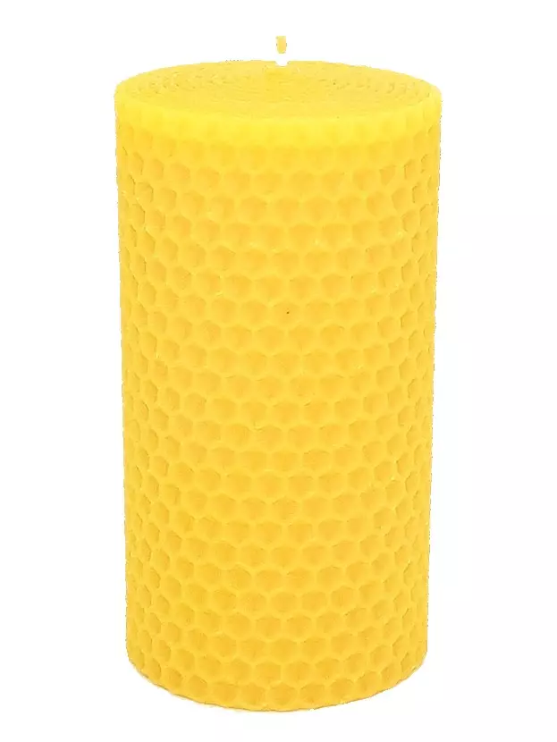 Sviečka včelí vosk žltá 110mm/60mm