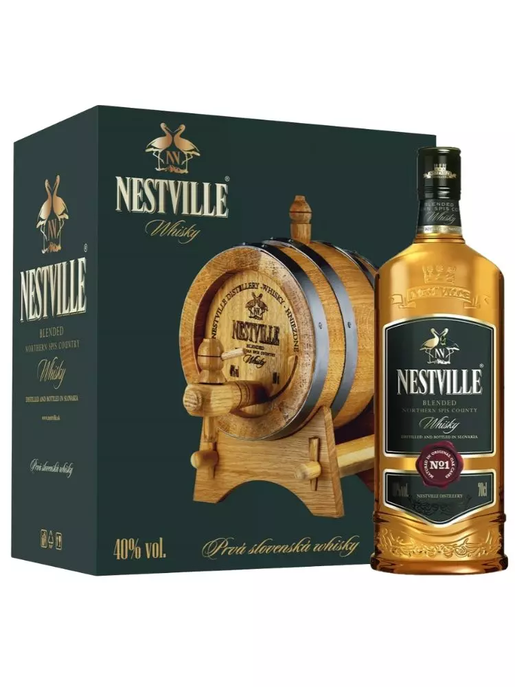 Whisky Nestville 40% 0,7L + súdok