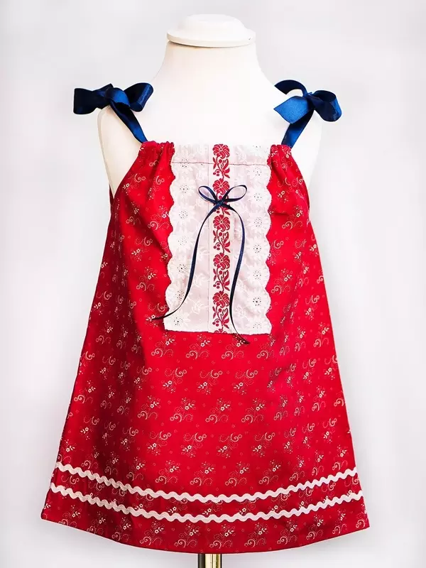 Dievčenské ľudové šaty LAURA 2v1