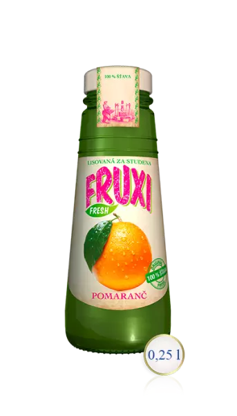 Fruxi pomaranč 100% šťava 0,25L