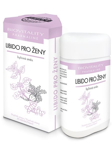 Topvet Libido pre ženy bylinná zmes 60 kapsúl