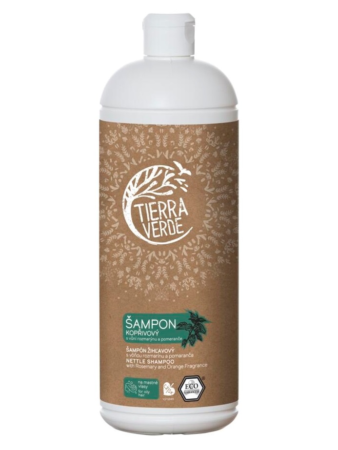 Tierra Verde Žihľavový šampón s vôňou rozmarínu a pomaranča 1L