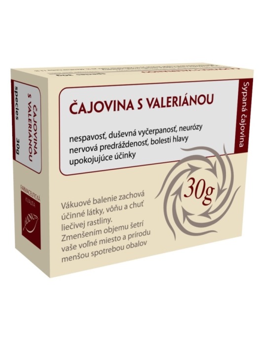 Hanus čajovina s valeriánou 30g