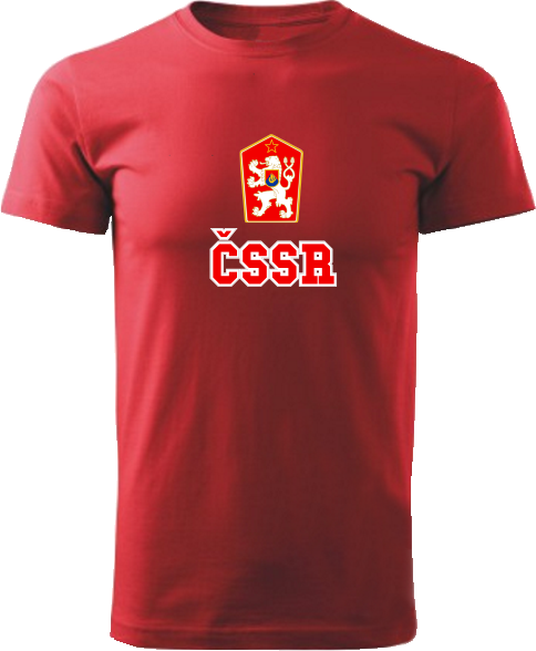 Tričko ČSSR Unisex Červené