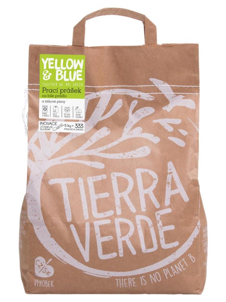 Tierra Verde prací prášok na biele prádlo a plienky - vrecko 5kg