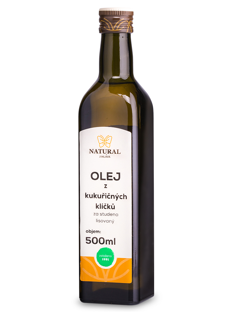 Natural Jihlava Olej z kukuričných klíčkov 500ml