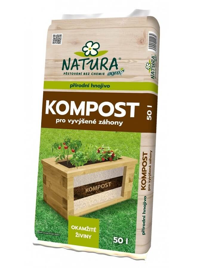 Agro NATURA Kompost na vyvýšené záhony 50l