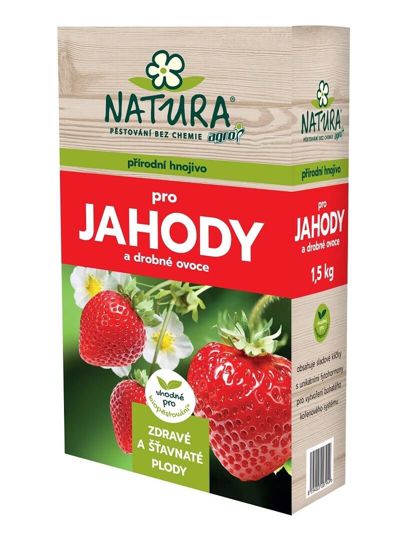Agro NATURA Prírodné hnojivo na jahody a drobné ovocie 1,5kg