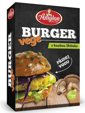 Amylon Vege Burger s hubou Shiitake 125g