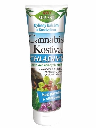 Bione Cosmetics Bylinný balzám Cannabis s pagaštanom konským Chladivý 200ml