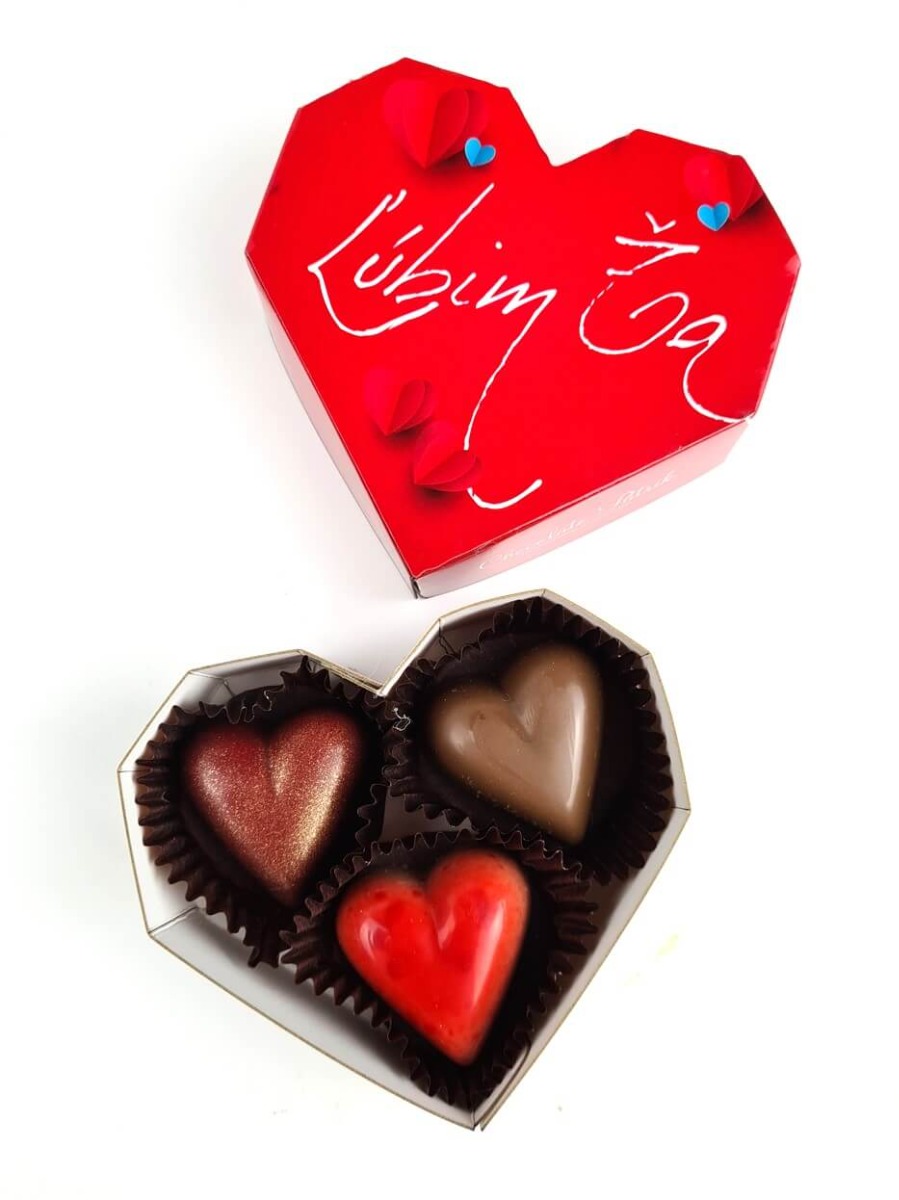 Chocolate Patrik Bonboniéra srdce malé Ľúbim Ťa 30g