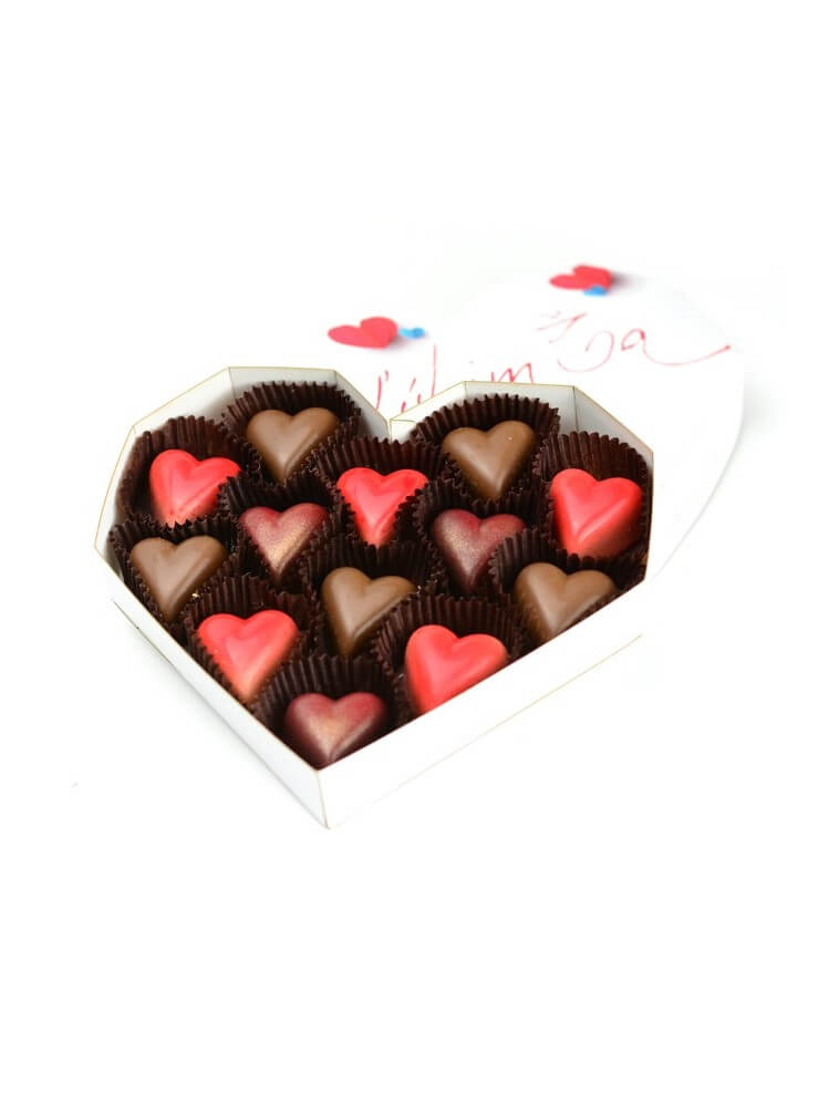 Chocolate Patrik Bonboniéra srdce veľké Ľúbim Ťa 140g
