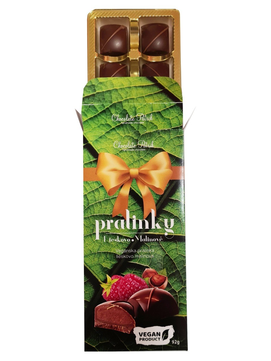 Chocolate Patrik Pralinky lieskovo-malinové Vegan 92g