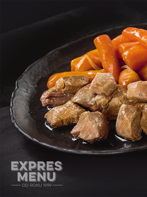 Expres menu Baby karotka s morčacím mäsom 300g | 5ks v kartóne