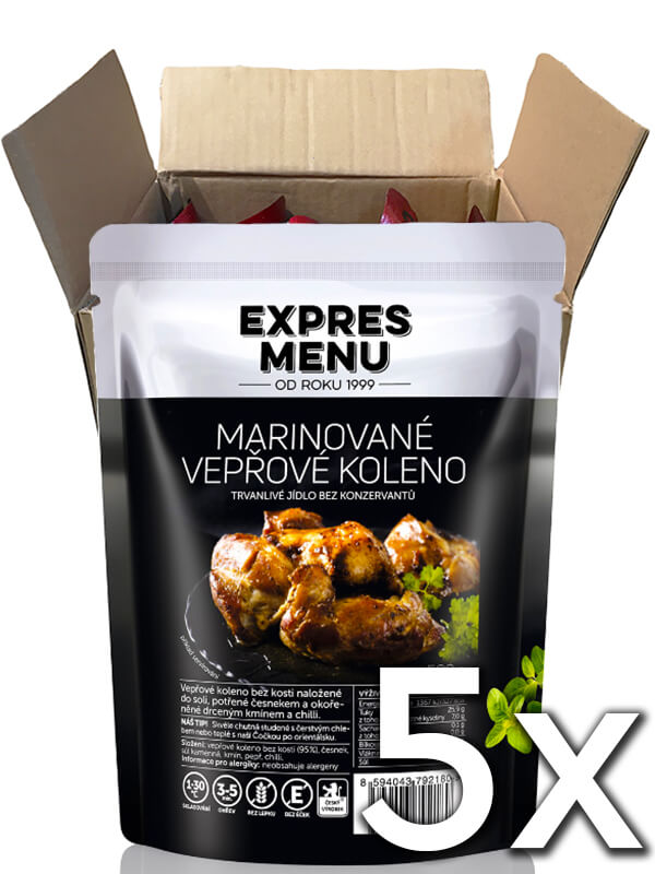 Expres menu Marinované bravčové koleno 2 porcie 500g | 5ks v kartóne
