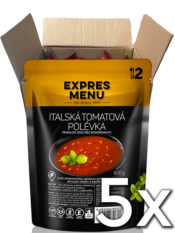 Expres menu Talianska paradajková polievka 2 porcie 600g | 5ks v kartóne