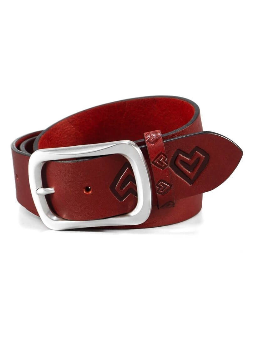 Hoffebelts Dámsky ľudový kožený opasok Viktória-80 CM (OBVOD PáSA)