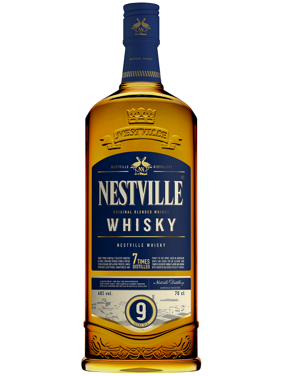 Whisky Nestville Blended 9YO kartón 40% 0,7l