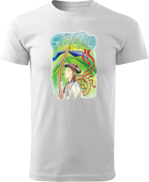 Tričko valach Unisex Biele