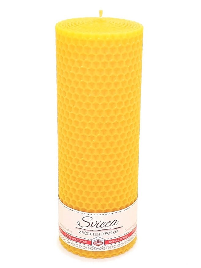Tamed Sviečka včelí vosk žltá 160mm/60mm