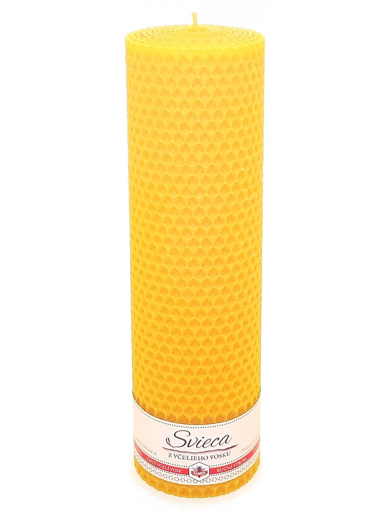 Tamed Sviečka včelí vosk žltá 260mm/60mm