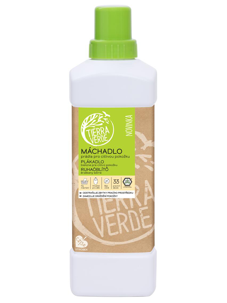 Tierra Verde Plákadlo prádla pre citlivú pokožku - fľaša 1L